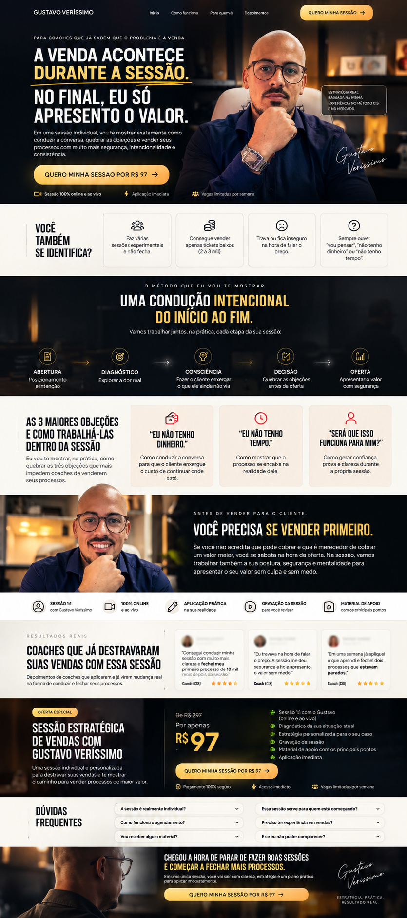 Sessão Estratégica de Vendas com Gustavo Veríssimo